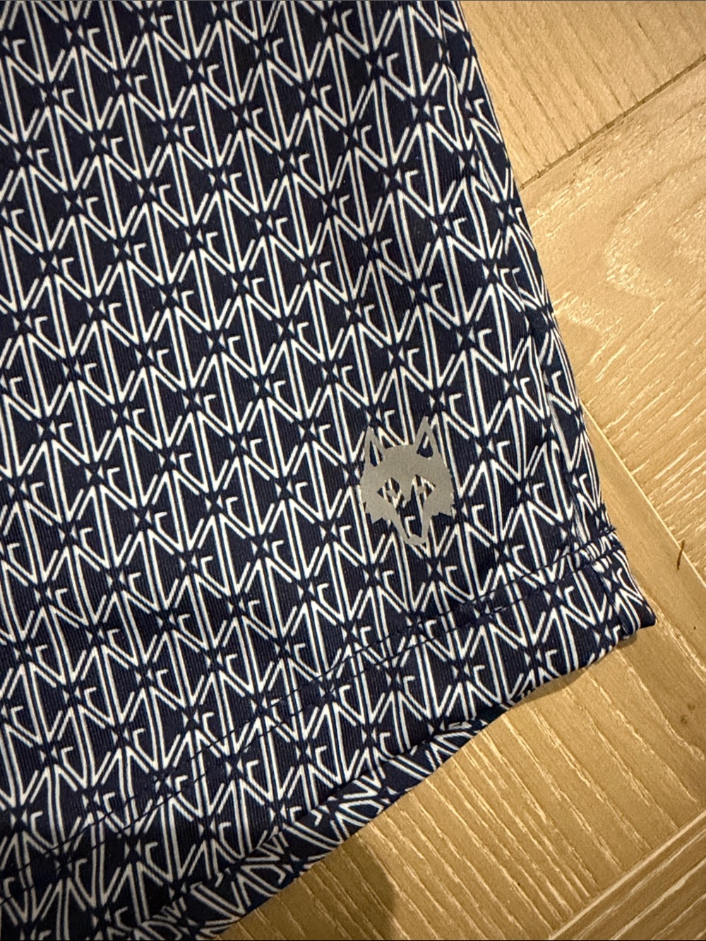 Greyson Rocket Mortgage Detroit Navy Patterned Polo Golf Shirt - Picture 2 of 4